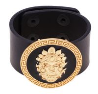 skórzana bransoletka z boginią kala (lv15/tgu/66au)