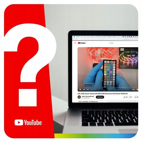 TAŚMA LED 4M RGB USB 5050 do TV Ledy PILOT APLIKACJA ZESTAW PAMIĘC KOLORU na Arena.pl