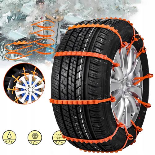 Opaski Zaciskowe na Kola Antyposlizgowe Opaski na Kola Zimowe Wielorazowe na Arena.pl