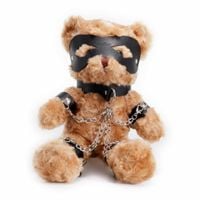 crushious crushito bondage teddy bear black 31cm