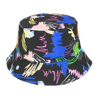 Kapelusz Dwustronny Bucket Hat Czapka Czarna Kolorowa Kap-M-10