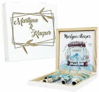 PUDEŁKO NA PIENIĄDZE PREZENT ŚLUBNY DLA MŁODEJ PARY NOWOŻEŃCÓW GRAWER