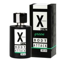 woda toaletowa z feromonami body attack green męska 50 ml