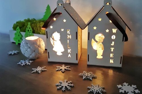 Lampion na roraty z imieniem dziecka grawer na Arena.pl