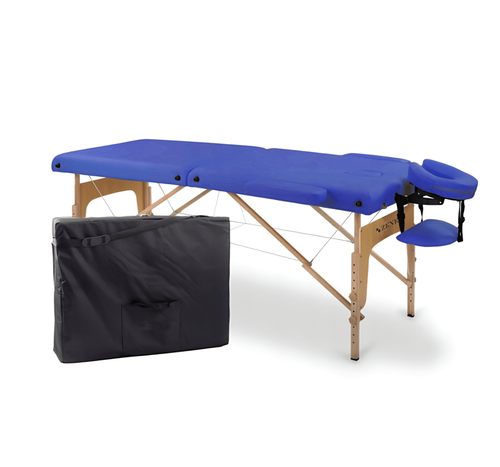 Stół do masażu ZENET drewniany - rozkładany, regulowany, profesjonalny na Arena.pl