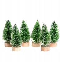 CHOINKI DEKORACYJNE 5CM 6SZT ZIELONE CEOZ-206 DP CRAFT