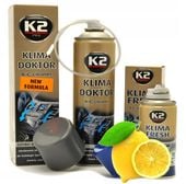 ZESTAW DO ODGRZYBIANIA I ODŚWIEŻANIA KLIMATYZACJI K2 LEMON I KLIMA