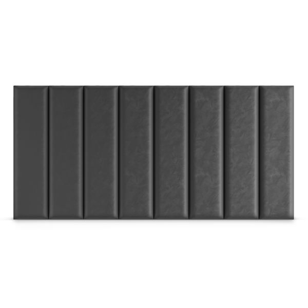 Panel Tapicerowany Ścienny Grafitowy 70cm x 15cm zdjęcie 5