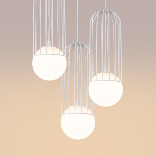 Lampa wisząca BRINA 3P biała na Arena.pl