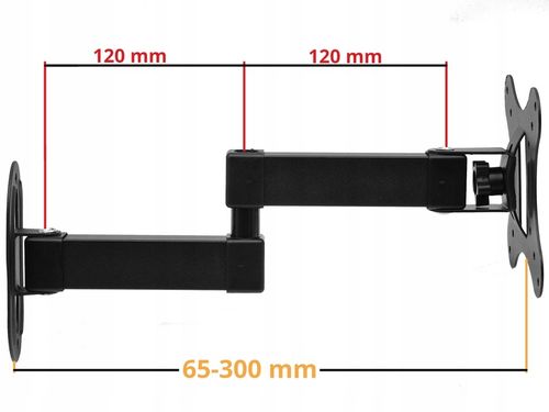 UCHWYT DO TELEWIZORA MONITORA 13-32 CALE ścienny obrotowy regulowany na Arena.pl
