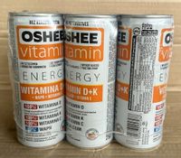 Oshee Vitamin Energy Witamina D+K mięta-limonka 250ml - karton