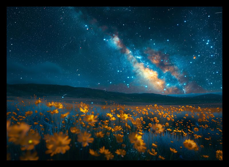 Plakat 35x25cm Nocne Niebiosa zdjęcie 2