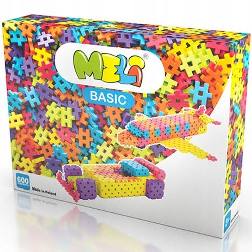 Klocki Konstrukcyjne Wafle Basic 600 El NA PREZENT dla chłopca 3+ Meli na Arena.pl