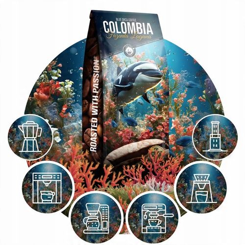 Kawa ziarnista 1kg COLOMBIA FAZENDA LAGUNA Fusion Edition 1kg + GRATIS na Arena.pl