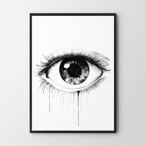 Plakat czarne oko 50x70 cm na Arena.pl