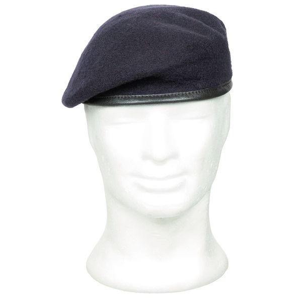 BERET WOJSKOWY TŁOCZONY MFH NIEBIESKI 62 cm zdjęcie 1