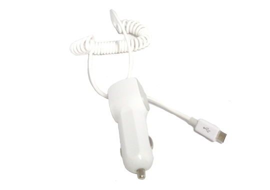 ŁADOWARKA SAMOCHODOWA 2.1A GNIAZDO USB+ WTYK MICRO zdjęcie 3
