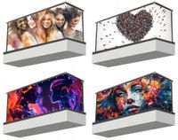 Osłona balkonowa mata ozdobna na balkon pod wymiar KOBIETY RÓŻNE WZORY