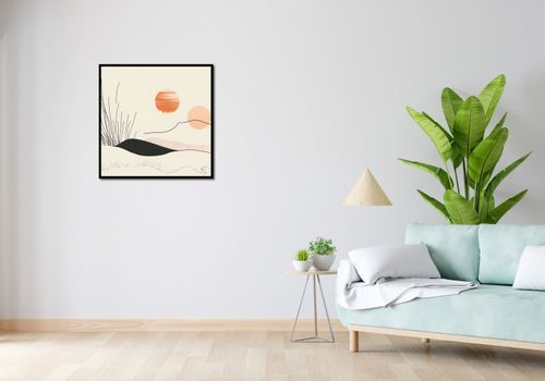 Plakat 70x70cm Miękkie Wzgórze na Arena.pl