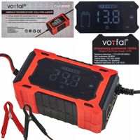 Prostownik automatyczny 12V 6A AGM GEL LCD regeneracja akumulatora