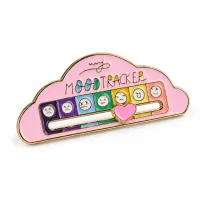 Social Battery Pink | 3 cm | Metal | Przypinka Pop Kultura | Original