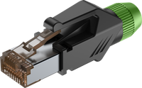 Wtyk typu RJ45 z osłoną Roxtone RJ45C5E-PHGN