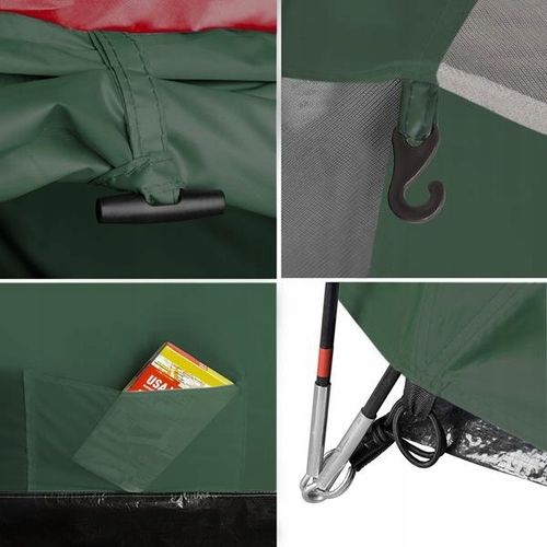 Namiot Kempingowy Turystyczny 3 Osobowy Filtr UV + Przedsionek Nils Camp na Arena.pl