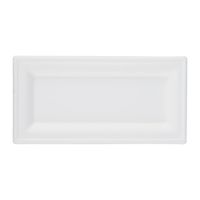 tacki z trzciny cukrowej pulpa bio 26x16cm biały 12szt. |  0817