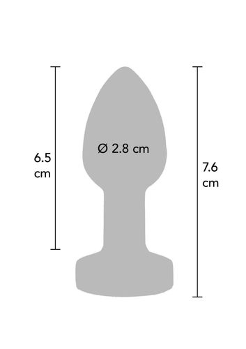 Buttplug Vibr. Small Silver na Arena.pl