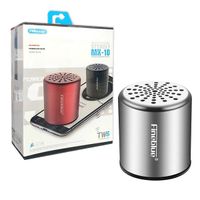 GŁOŚNIK BLUETOOTH SPEAKER FINEBLUE MK-10 SREBRNY ALUMINIOWA OBUDOWA