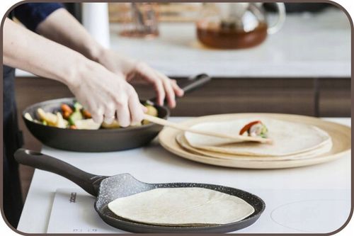 Patelnia do naleśników nieprzywierająca indukcja gaz Valdinox Aurum 24 cm na Arena.pl