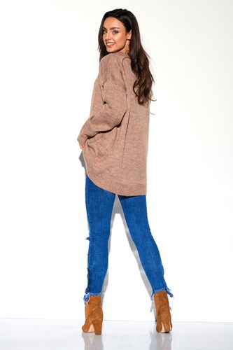 Dłuższy gładki półgolf LS275 kamel L na Arena.pl