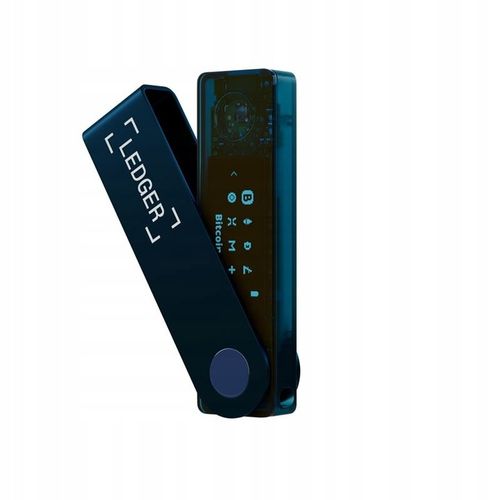 Ledger NanoX bezpieczny portfel kryptowalut BTC ETH Sapphire Blue Bluetooth na Arena.pl