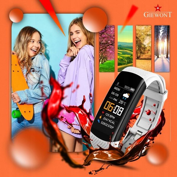 SPORTOWY SMARTBAND GIEWONT GW200 Fit&GO Duo KROKI SMS SPORT ALERT PULS zdjęcie 5