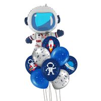Zestaw balonów kosmos astronauta