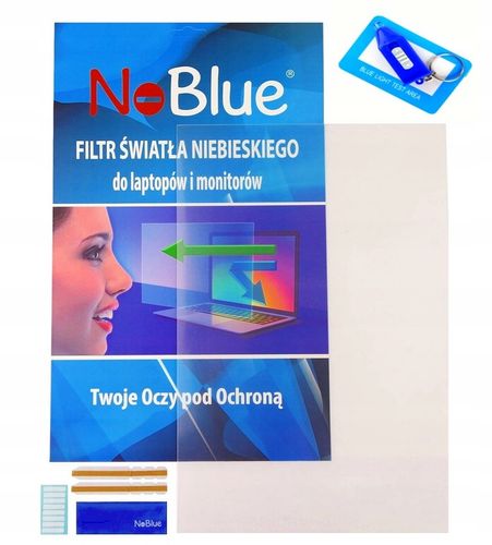 FILTR 15,6" ŚWIATŁA NIEBIESKIEGO DO LAPTOPA NA EKRAN.OCHRONA OCZU.MATOWY na Arena.pl