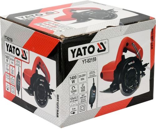 przecinarka do gresu 1400w, 125mm - yt-82159 na Arena.pl