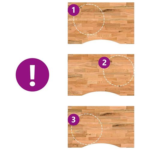 Blat biurka, jasnobrązowy, 80x60x2,5 cm, lite drewno dębowe na Arena.pl