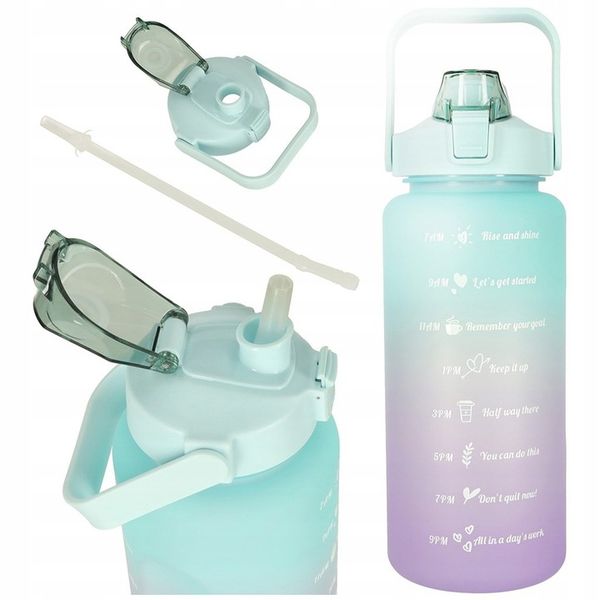 Butelka na wodę bidon 2000ml zdjęcie 1