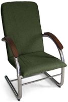 Fotel Finka na metalowym stelażu gładka, Wiele kolorów! Darmowa dostawa.