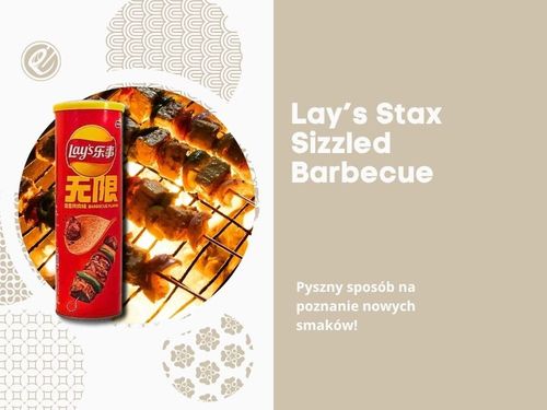 Lay’s Stax Sizzled Barbecue chińskie chipsy o smaku BBQ 90g na Arena.pl
