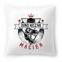 Poduszka Dla Maćka Na Urodziny Ze Zdjęciem Na Prezent Biała 40X40 Cm