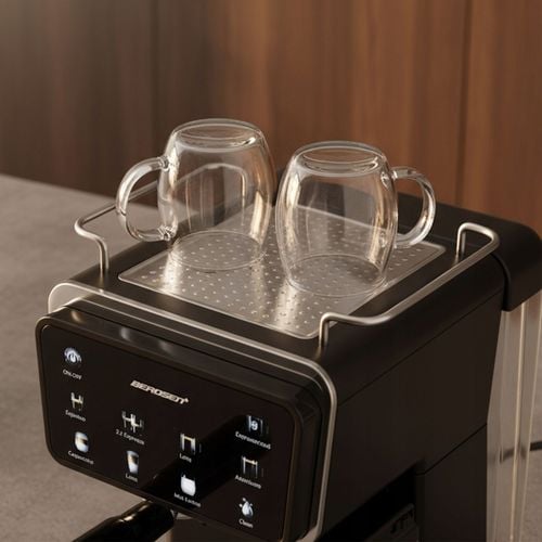 Ekspres do kawy ciśnieniowy kolbowy spieniacz pojemnik 20 bar 1350W na Arena.pl