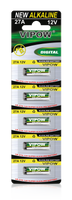 BAT0068B Baterie alkaliczne VIPOW LR27A 5szt/bl.