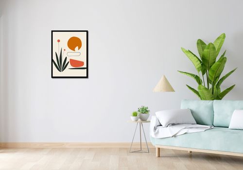 Plakat 50x65cm Abstrakcyjny Zen na Arena.pl