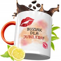 Kubek Pomarańczowy Dla Jubilera Prezent Z Nadrukiem Ze Zdjęciem