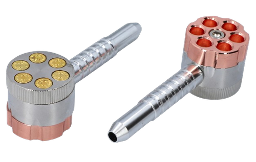 Srebrno-Miedziany Młynek Metalowy z Cygarniczką 2w1 Gentelo na Arena.pl