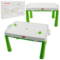 Stolik Dla Dzieci Zielony Stolik Domowy Ogrodowy Zestaw 2W1 Gra Cymbergaj