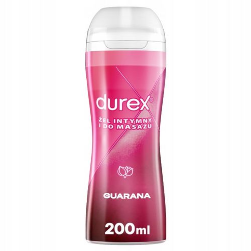 DUREX PLAY 2w1 GUARANA ŻEL INTYMNY POBUDZAJĄCY 200ml DO MASAŻU SEKSU na Arena.pl