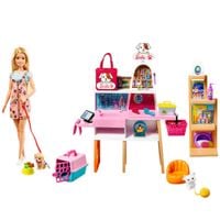 Barbie Sklepik-salon dla zwierzakow Lalka